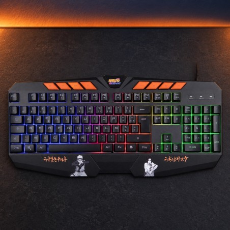 Clavier gaming Naruto – AZERTY, filaire USB et RGB