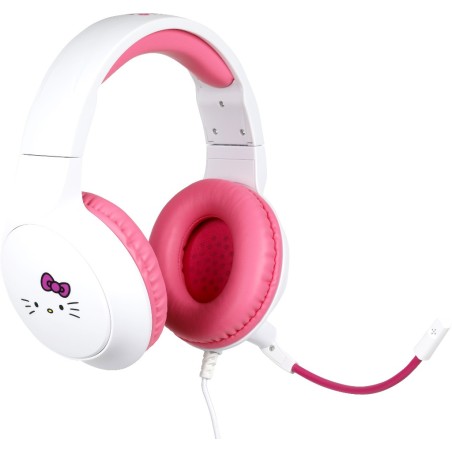 Casque gaming filaire Hello Kitty – Rose et blanc