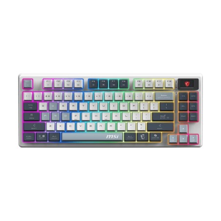 MSI Forge GK600 TKL - Mécanique - Sans-Fil - RGB - Sky | DELTAKAM