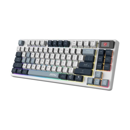 MSI Forge GK600 TKL - Mécanique - Sans-Fil - RGB - Sky | DELTAKAM